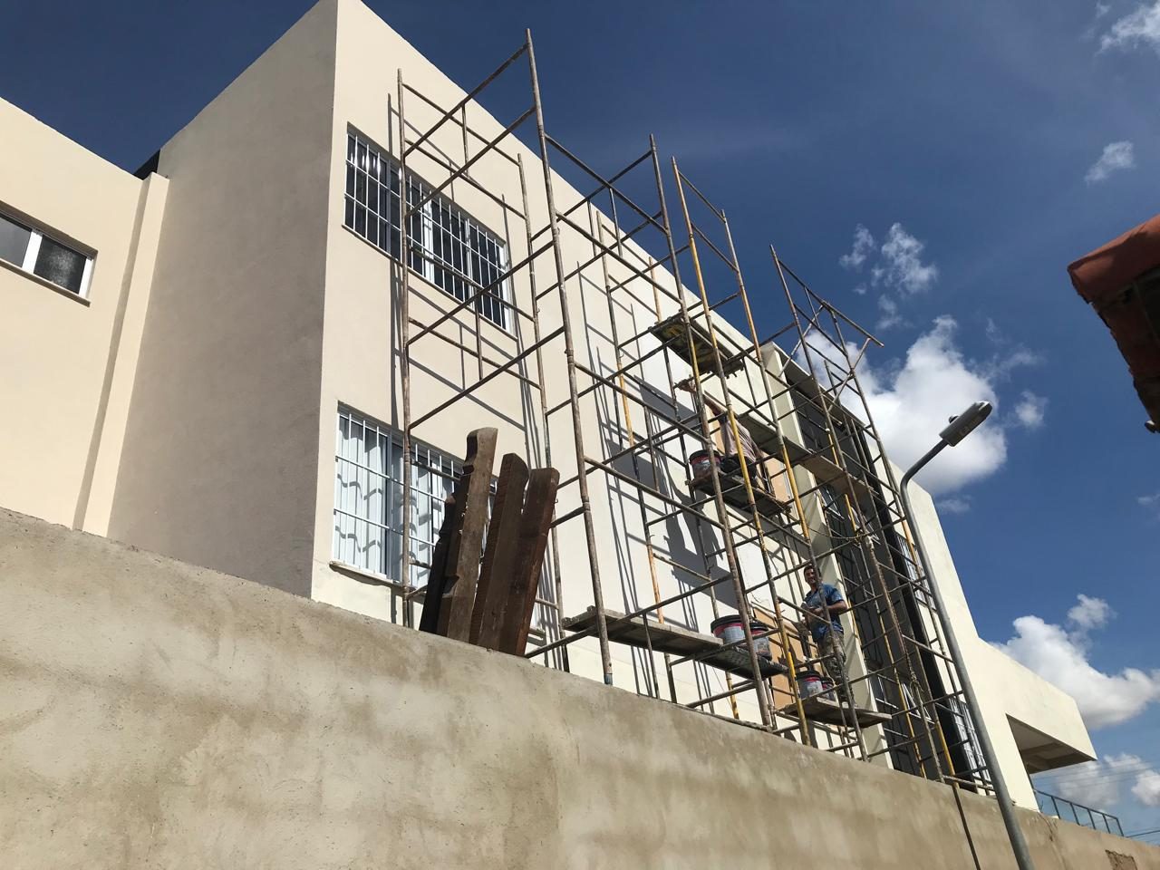 Pintura e acabamento da fachada — JVA Construtora e Incorporadora