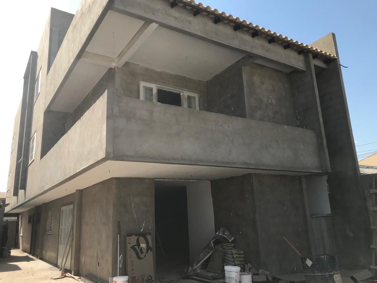 Fachada rebocada, pronta para pintura — JVA Construtora e Incorporadora