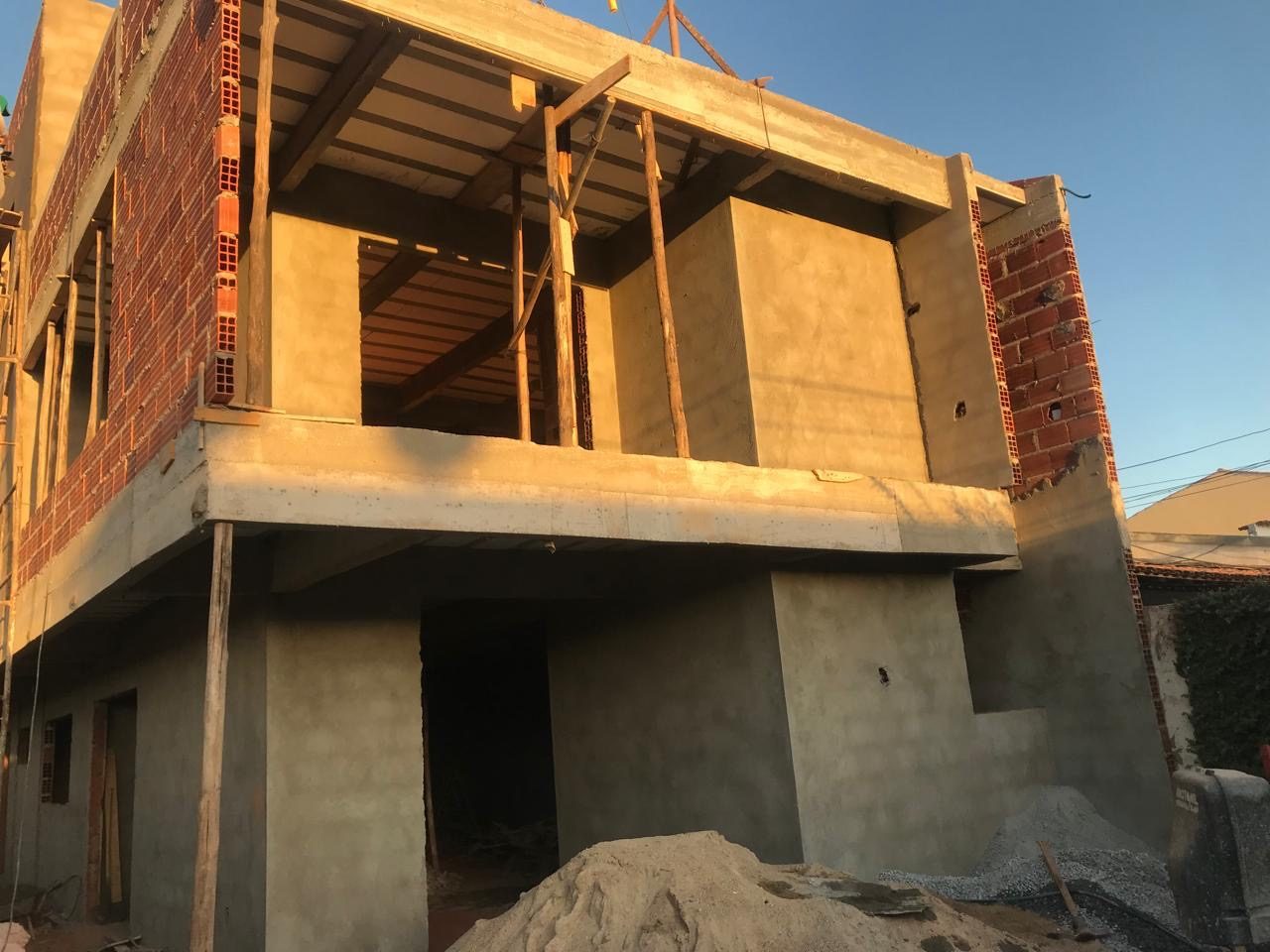Estrutura do pavimento superior — JVA Construtora e Incorporadora
